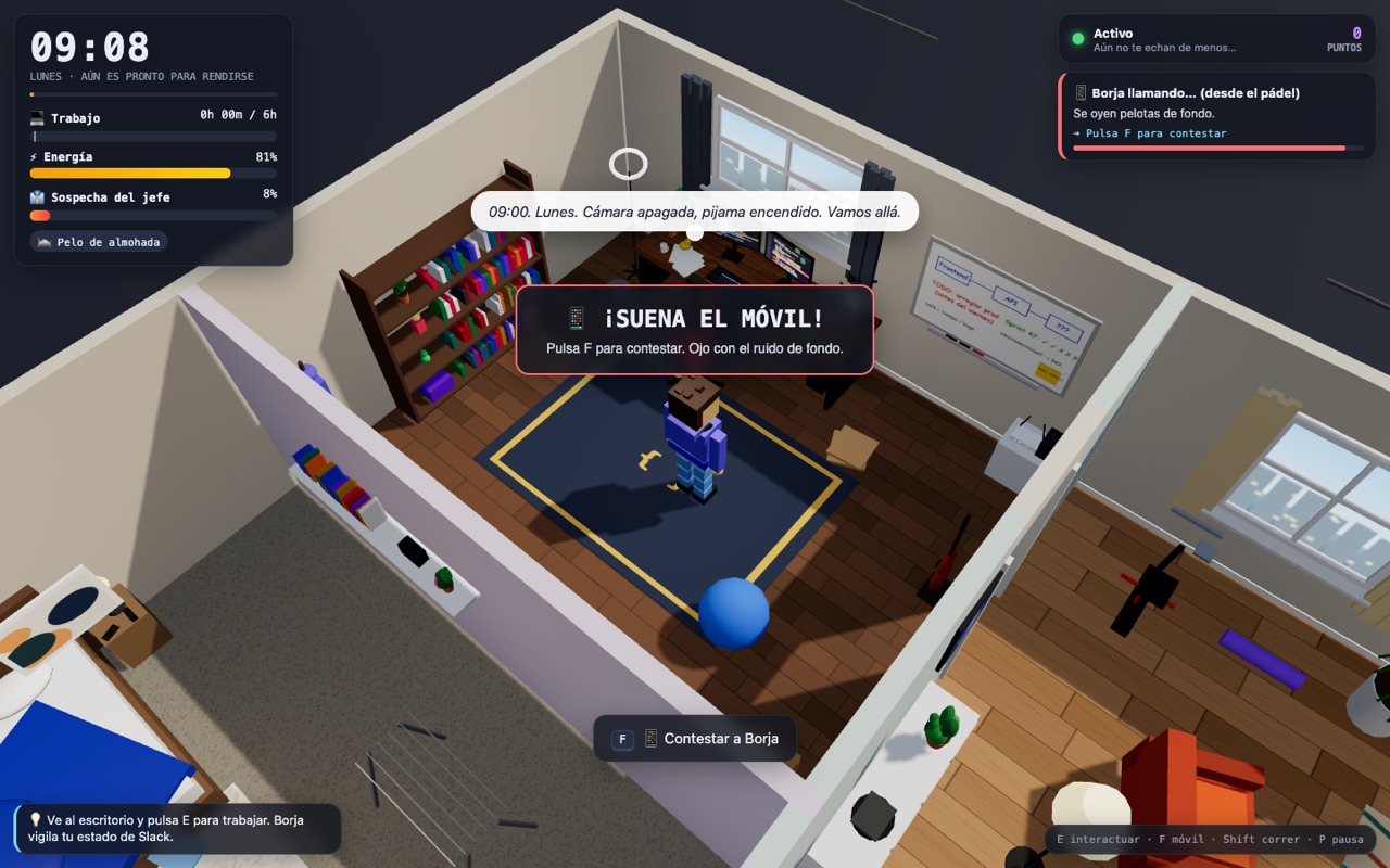 Captura de Teletrampa, el juego del nivel Bajo