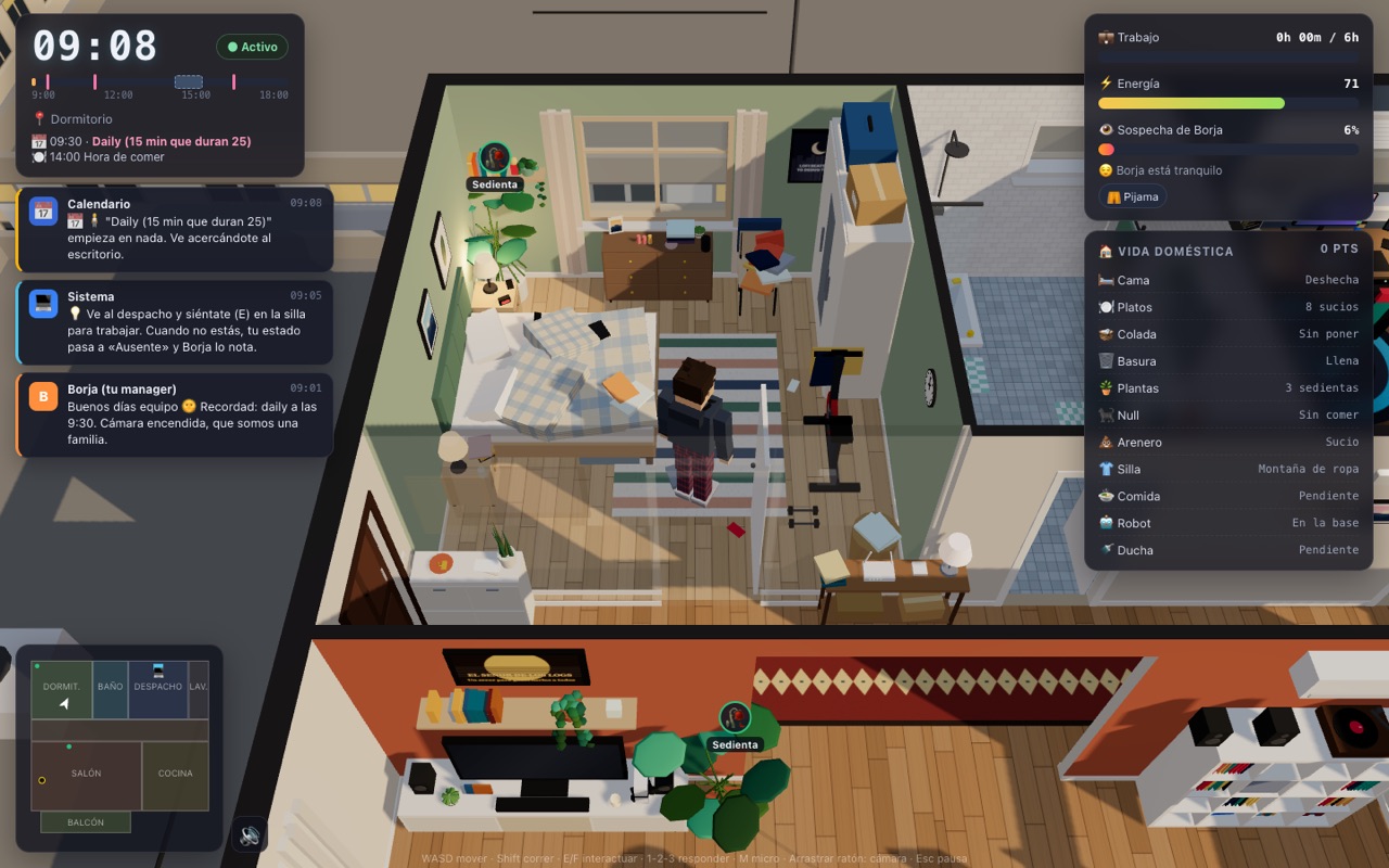 Captura de Ctrl+Casa, el juego del nivel Extra alto
